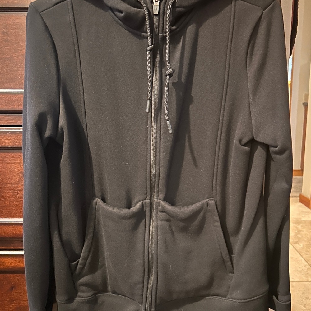 Figs Black Hoodie Sweater